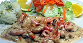 Camarones al Tequila
