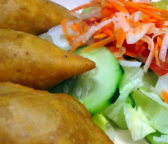 Empandas de camaron para comer